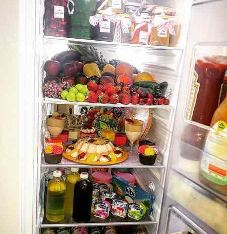 عکس داخل یخچال عروس