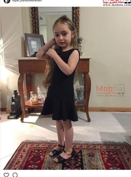 عکسهای دختر بیژن بنفشه خواه