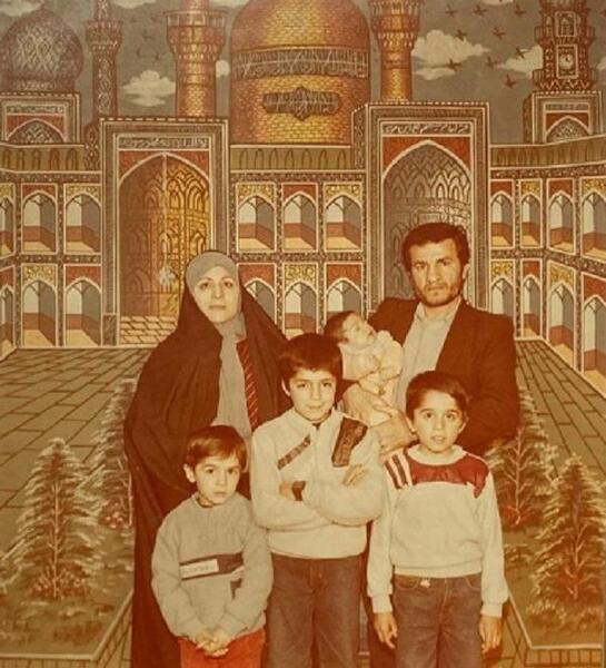 عکس پدر مادر عباس غزالی