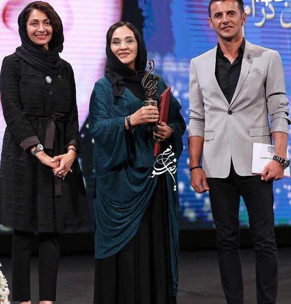 عکس امین حیایی همسرش نیلوفر خوش خلق