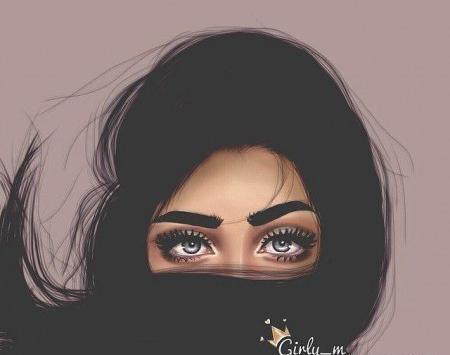 عکس پروفایل کارتونی چشم سیاه