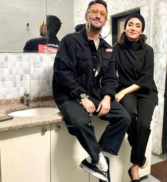 عکس الناز حبیبی با نیما شعبان نژاد