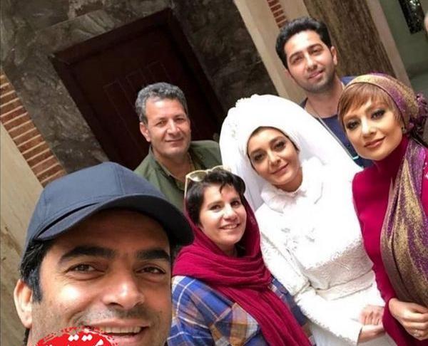 عکس ساره بیات با لباس عروس