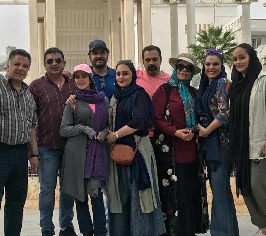 عکس الناز حبیبی در کیش