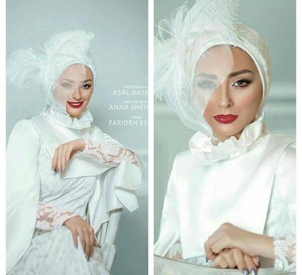 عکس عروسی نفیسه روشن