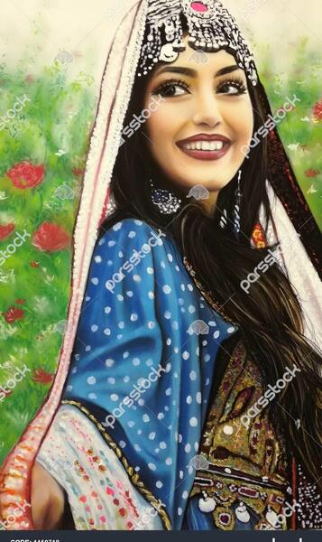 عکس دختر خوشگل چشم ابرو مشکی