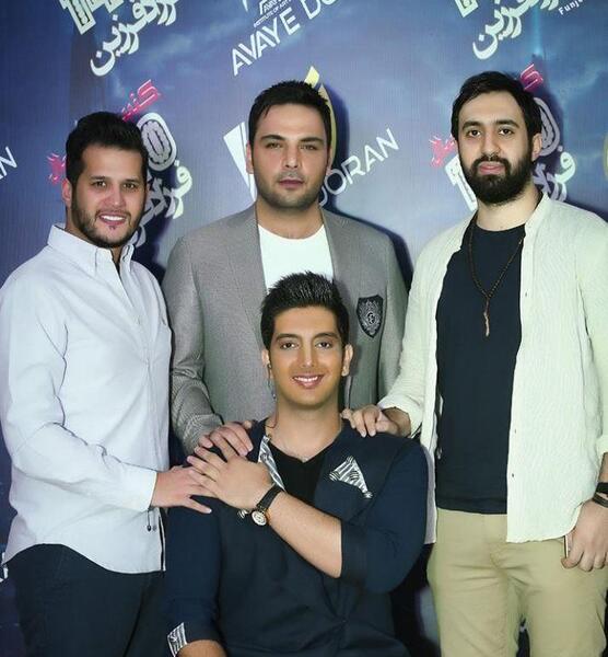 عکس فرزاد فرزین با احسان علیخانی