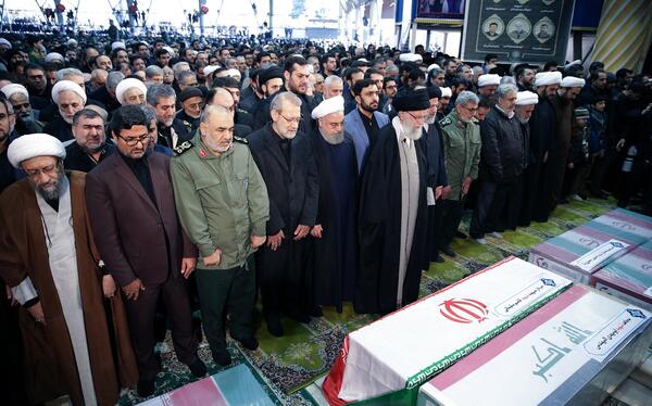 عکس حاج قاسم سلیمانی جنازه