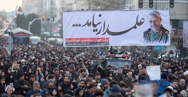 عکس حاج قاسم سلیمانی جنازه