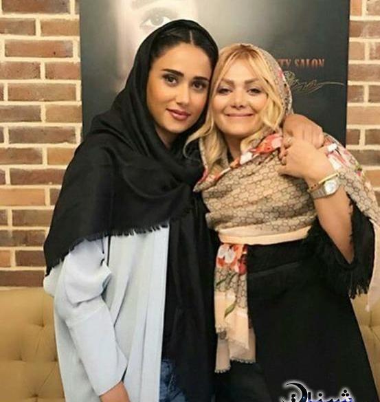عکس پریناز ایزدیار با همسرش
