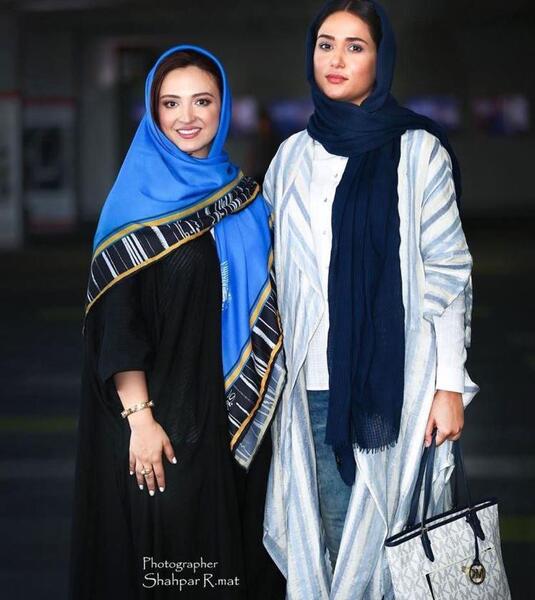 عکس پریناز ایزدیار با همسرش