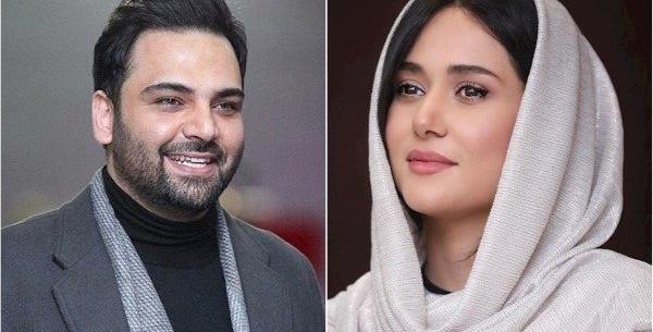 عکس پریناز ایزدیار با همسرش