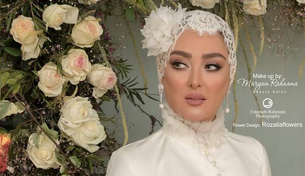 عکس الهام حمیدی عروسیش