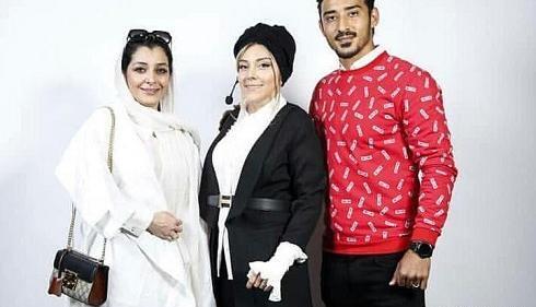 عکس ساره بیات و همسرش