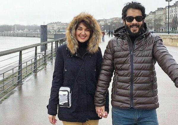 عکس ساعد سهیلی همراه همسرش