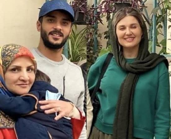 عکس ساعد سهیلی همراه همسرش