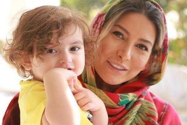 عکس فریبا نادری و دوست پسرش
