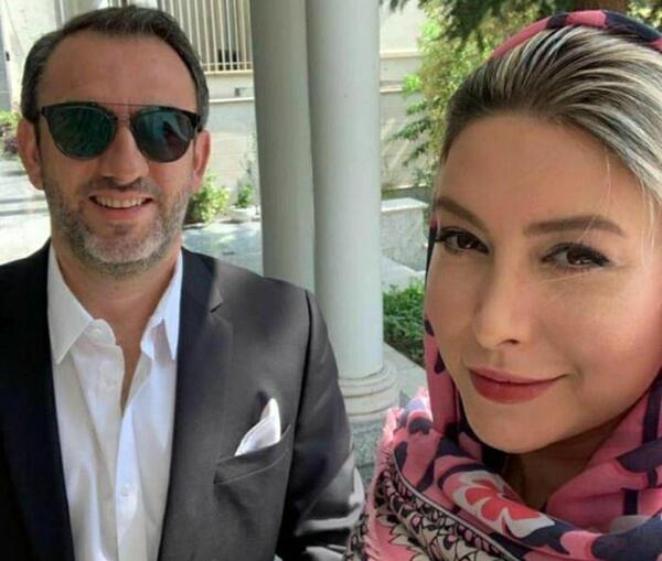 عکس فریبا نادری و دوست پسرش