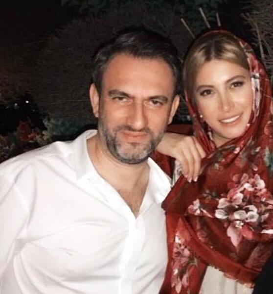عکس فریبا نادری و دوست پسرش