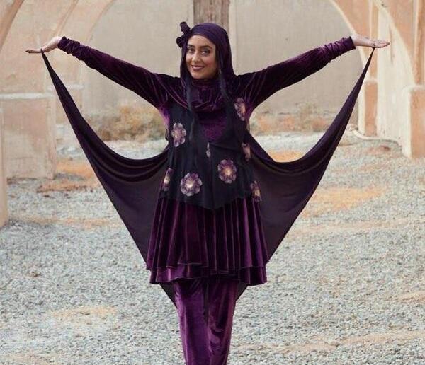 عکس الناز حبیبی در هشتگ خاله سوسکه