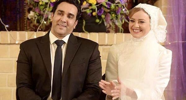 عکس عروسی بهمن مفید