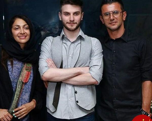 عکس همسر امین حیایی نیلوفر خوش خلق