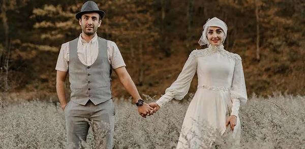 عکس امین حیایی و عروسش
