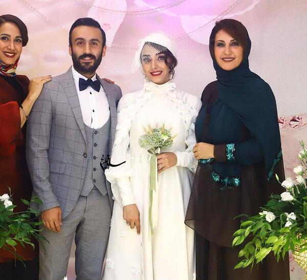 عکس امین حیایی و عروسش