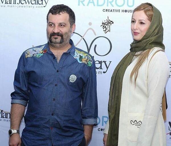 عکس شقایق دهقان با همسر و فرزندانش
