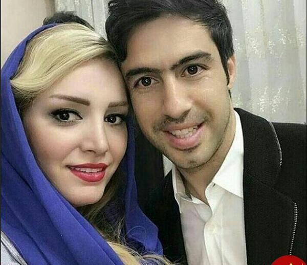 عکس اصغر حیدری و همسرش