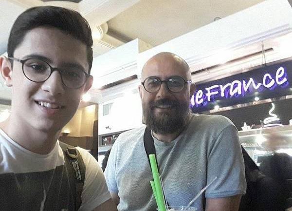 عکس سیاوش مفیدی باهمسرش