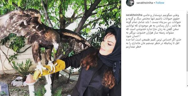 عکس حیوان خانگی سارا خوئینی ها