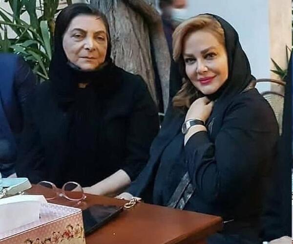 عکس بهاره رهنما در مراسم ختم