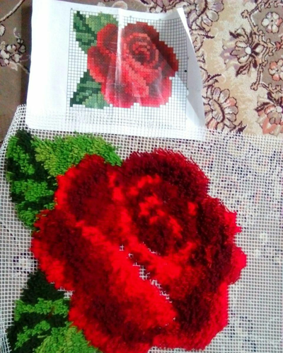 عکس طرح شطرنجی فرشینه
