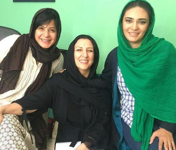 عکس سیما تیر انداز و مرجانه گلچین