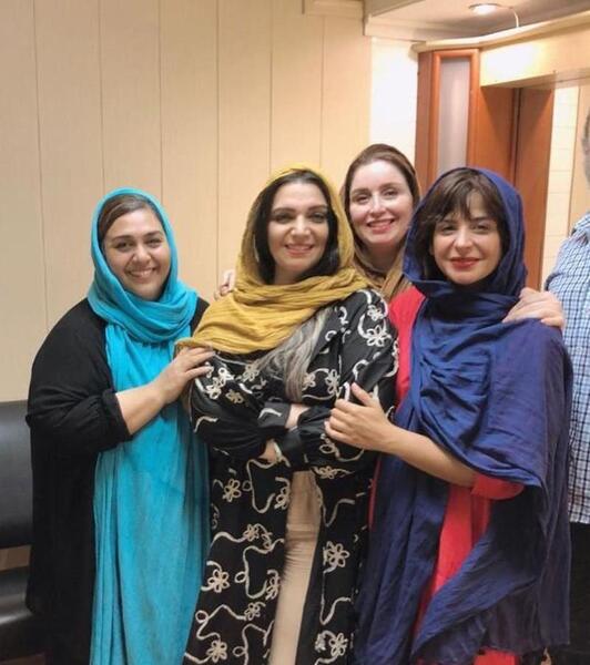 عکس سیما تیر انداز و مرجانه گلچین