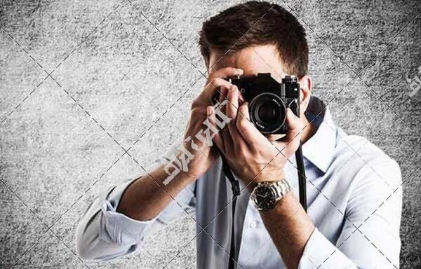 عکس عکاس در حال عکاسی