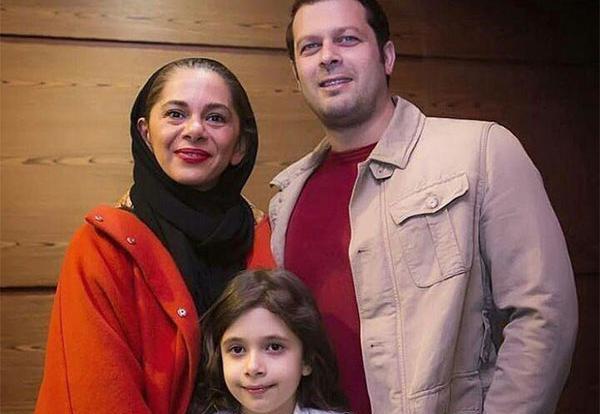 عکس پژمان بازغی با همسر و دخترش