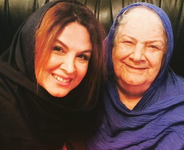 عکس شهره سلطانی با مادرش