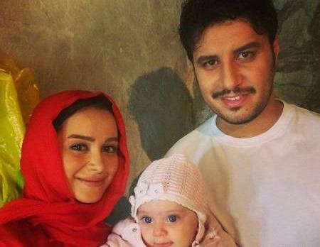 عکس الناز حبیبی با جواد عزتی