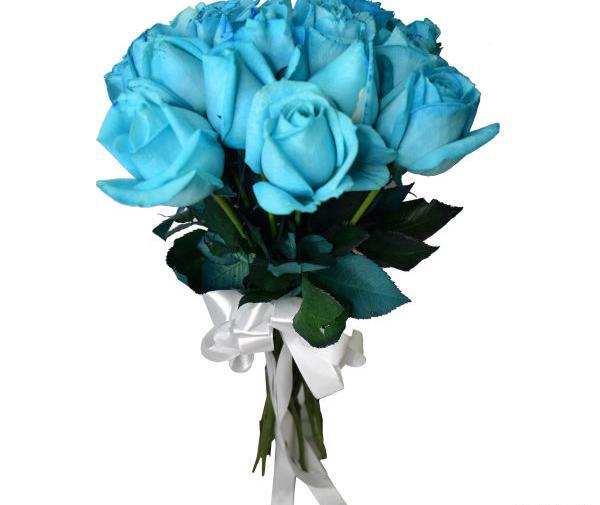 عکسهای دسته گل رز آبی