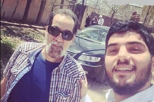 عکس ساعد سهیلی با پدرش