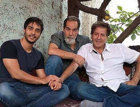 عکس ساعد سهیلی با پدرش