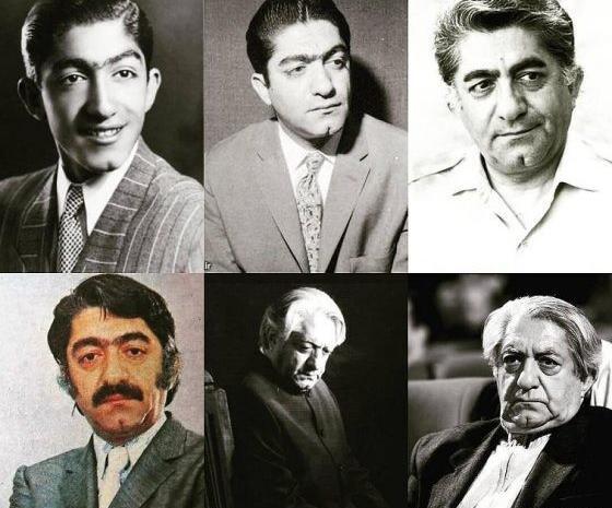 عکسهای عزت الله انتظامی و همسرش