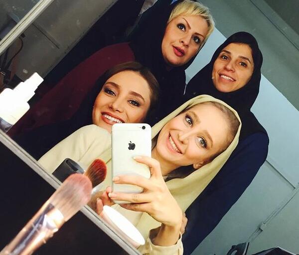 عکس الناز حبیبی قبل