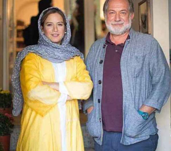 عکس آتیلا پسیانی و زنش