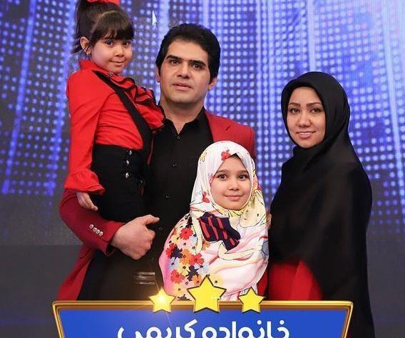عکس دختر پژمان بازغی در کودک شو شب یلدا