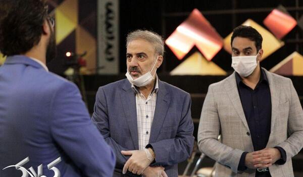 عکس پوریا پورسرخ با ماسک