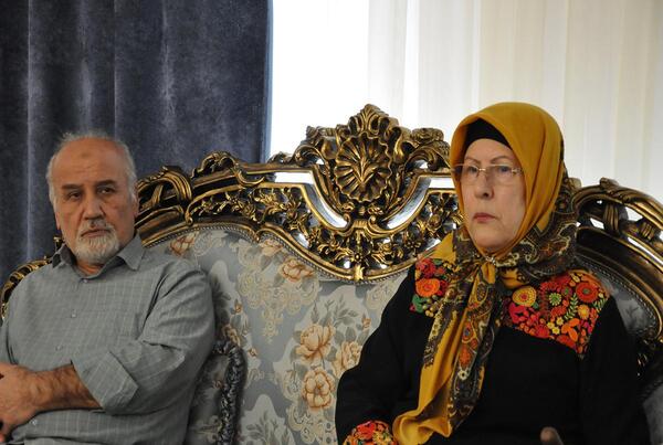 عکس تصاویر فرخنده فرمانی زاده و همسرش