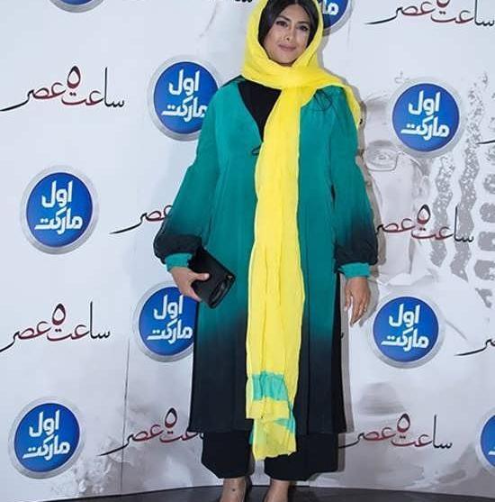 عکس آزاده صمدی در لباس عروس